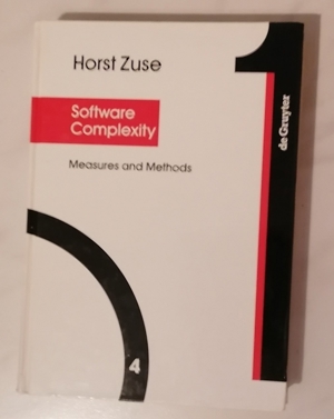 Software Complexity - Measures and Methods von Prof. Dr. Horst Zuse Bild 1