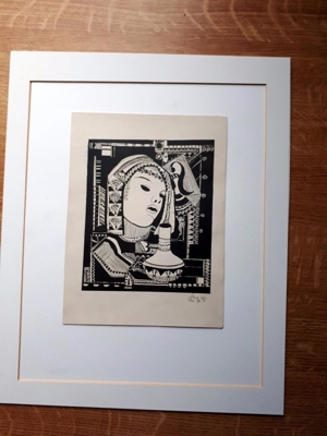 Lithogaphie ,Original ,signiert und datiert 1924 Bild 2