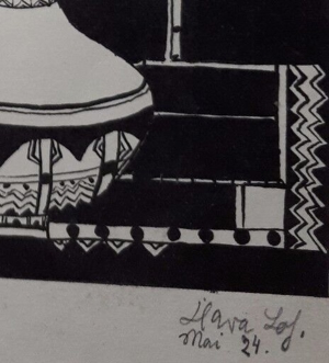 Lithogaphie ,Original ,signiert und datiert 1924 Bild 5