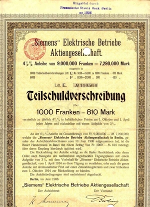 10 Historische Wertpapiere Dt. Reich Anleihen 1908-1942 Bild 9