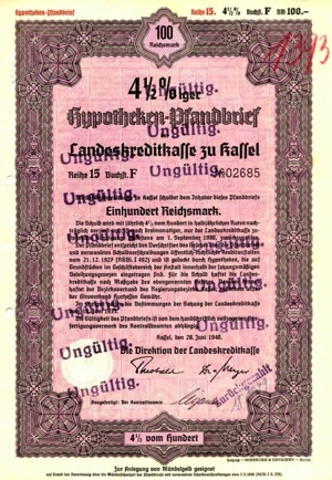 10 Historische Wertpapiere Dt. Reich Anleihen 1908-1942 Bild 6