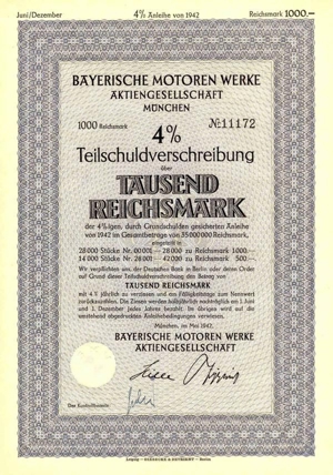10 Historische Wertpapiere Dt. Reich Anleihen 1908-1942 Bild 4