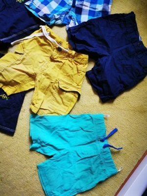 Kleinkindkleidung Gr. 86 Kurze Hosen, Sommerhosen, 6 Teile Bild 3