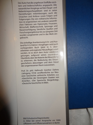 BA Der Zweite Weltkrieg in Text und Bild Hellmuth G. Dahms Herbig 5. Auflage 1999 EAN 9783776620801 Bild 11