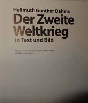 BA Der Zweite Weltkrieg in Text und Bild Hellmuth G. Dahms Herbig 5. Auflage 1999 EAN 9783776620801 Bild 4
