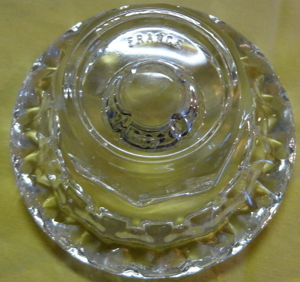 D Kerzenhalter Glas klar Teelichthalter   9 H4,5 Kerze  2 kaum benutzt gut erhalten Dekoration Kerze Bild 6