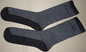 SK  Dickies Thermosocken Wärmende Winter Socken Strümpfe Gr. 43 schwarz grau 1 mal getragen Kleidung Bild 1