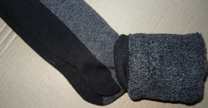 SK  Dickies Thermosocken Wärmende Winter Socken Strümpfe Gr. 43 schwarz grau 1 mal getragen Kleidung Bild 2