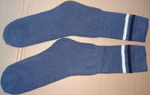 SK Socken Herren Gr.41 blau wärmende Wintersocken Strümpfe 1 mal getragen einwandfrei erhalten Bild 3