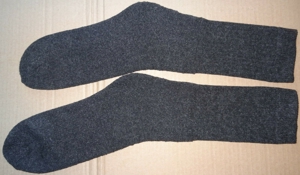 SK Socken Herren Gr. 41 anthrazit wärmende Wintersocken Strümpfe 1 mal getragen Bild 3