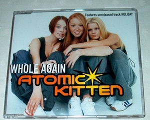 T MS CD Maxi-Single ATOMIC KITTEN Whole Again Holiday Virgin 7243 8 97361 20 2001 Maxi-Singel Musik