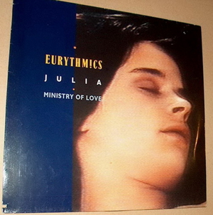 B MS EURYTHMICS JULIA MINISTRY OF LOVE 1985 Schallplatte Vinyl Maxisingle Virgin Records 601 631-213