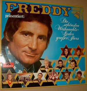 B LPD FREDDY Praesentiert DIE Schönsten Weihnachtslieder 1974 Freddy Quinn POLYDOR 980666 511 Stereo Bild 1