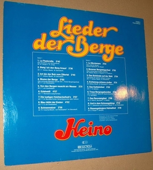 B LP HEINO LIEDER DER BERGE EMI Electrola Club Edition 315895 Schallplatte Album Bild 2