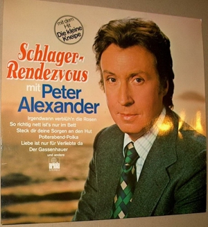 B LP PETER ALEXANDER SCHLAGER-RENDEZVOUS Ariola 27 625 IT Stereo Langspielplatte Schallplatte Album Bild 1