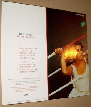 B LP Roxy Musik Flesh + Blood 1980 Polydor 2302 099 Langspielplatte Schallplatte Album Vinyl Bild 2