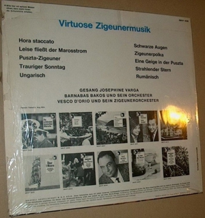B LPV Virtuose Zigeunermusik Orchester Barnabas BAKOS UND VESCO DÓRIO Langspielplatte Schallplatte Bild 2