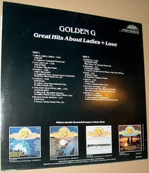 B LPS Golden G Great Hits about Ladies and Love 1981 Memory 296 999-245 Langspielplatte Schallplatte Bild 2