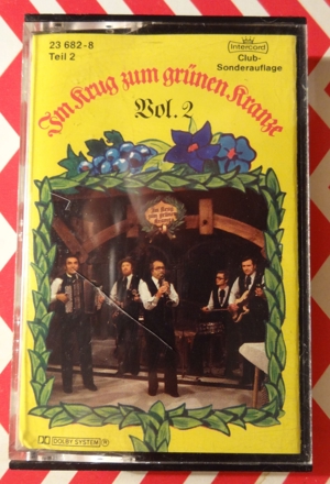 MC Im Krug Zum grünen Kranze Vol.2 Teil 2 Intercord 23682-8 Club-Sonderauflage 1978 Musikkassette Bild 1