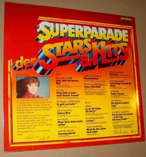 B LPS Superparade STARS & HITS Ein Platz an der Sonne Mariofon 1981 Langspielplatte Schallplatte Bild 2