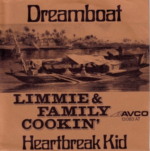 R Single LIMMIE & FAMILY COOKIN  DREAMBOOT Heartbreak Kid 1973 Schallplatte Vinyl Oldie