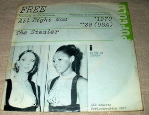 R Single Free All Right Now   The Stealer 1970 Schallplatte Vinyl Oldie Bild 1