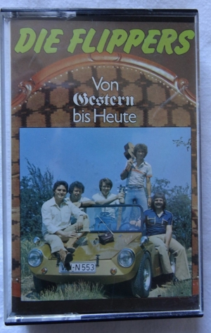 MC Die Flippers von Gestern bis Heute 1978 bellaphon 420-01-005 Musikkassette einwandfrei Schlager Bild 1