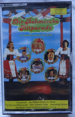 MC Die Böhmische Hitparade Aus Böhmen kommt die Musik 1988 DINO MC1782 Musikkassette Volksmusik Bild 1