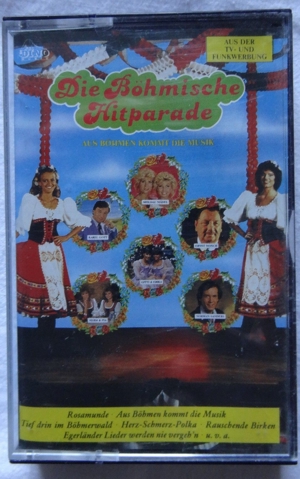 MC Die Böhmische Hitparade Aus Böhmen kommt die Musik 1988 DINO MC1782 Musikkassette Volksmusik Bild 4