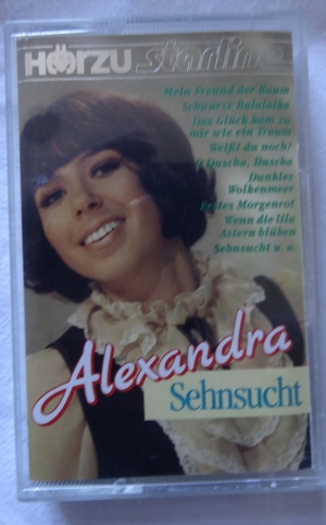 MC Alexandra Sehnsucht Mein Freund der Baum 1968 Philips 832840-4 Hörzu Starline Musikkassette