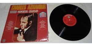 LP Charles Aznavour Monsieur Chanson Telefunken NT420 621231AF Deutschland1969 Langspielplatte Vinyl