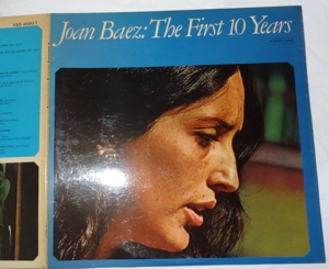 LP Joan Baez The First 10 Years Vanguard Pye Records VSD 6560/1 1971 Dpl-Album Langspielplatte Vinyl