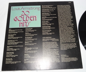 LP Louis Armstrong 20 golden Hits MCA Records 63168 Club Sonderauflage 1975 Langspielplatte Vinyl Bild 4