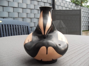 Vase mit Muschelmotiven / Schale mit Fischmotiv Bild 8