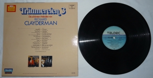 LP Richard Clayderman Träumereien3 Die schönsten Melodien Von Richard Clayderman Langspielplatte Vin Bild 5