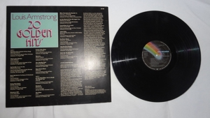 LP Louis Armstrong 20 golden Hits MCA Records 63168 Club Sonderauflage 1975 Langspielplatte Vinyl Bild 3