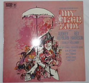 LP My fair Lady Audry Hepburn Rex Harison Co Staring Stanley Holloway 1964 Langspielplatte Vinyl Bild 2