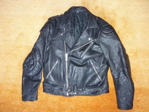 Motorrad Lederjacke Gr. S