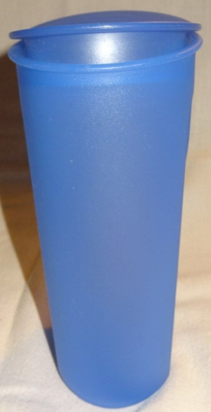 XP Tupperware Getränkebehälter 1L Junge Welle blau mit Klappdeckel ohne Griff 3216A-1 Deckel 3217A-2 Bild 4