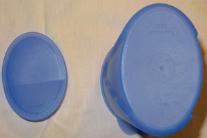 XP Tupperware Getränkebehälter 1L Junge Welle blau mit Klappdeckel ohne Griff 3216A-1 Deckel 3217A-2 Bild 6