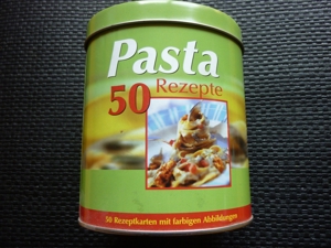 50 Pasta Rezeptkarten in der Box