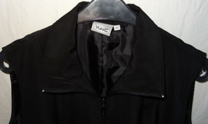 KL Vunic Jacke ärmellos Gr. 44 schwarz Reisverschluss Polyester wenig getragen einwandfrei erhalten  Bild 7