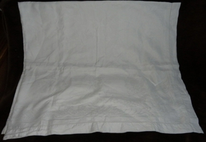 TW Tischdecke Tafeldecke 175x184 groß weiß Baumwolle ältere Decke für den festlichen Tisch gut erhal Bild 2