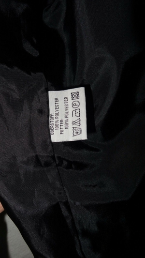 KL Vunic Jacke ärmellos Gr. 44 schwarz Reisverschluss Polyester wenig getragen einwandfrei erhalten  Bild 9