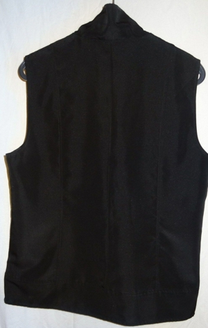 KL Vunic Jacke ärmellos Gr. 44 schwarz Reisverschluss Polyester wenig getragen einwandfrei erhalten  Bild 4