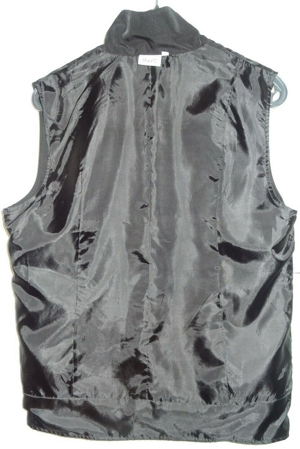KL Vunic Jacke ärmellos Gr. 44 schwarz Reisverschluss Polyester wenig getragen einwandfrei erhalten  Bild 8