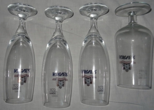HK SAHM Kirner Biergläser 4 Gläser: 3 x0,3 + 1 x 0,4l wenig benutzt einwandfrei Trinkglas Bierglas A Bild 4