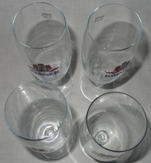 HK SAHM Kirner Biergläser 4 Gläser: 3 x0,3 + 1 x 0,4l wenig benutzt einwandfrei Trinkglas Bierglas A Bild 3