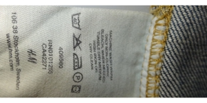 KT H&M LOGG Jeansjacke Damenjacke Gr. M blau 100% Baumwolle kaum getragen Jacke Jeans Bild 3