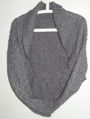 KT AMISU Weste Strickweste Schulterweste Gr. L Grau 70 Polyacryl 20Wolle 10Alpaka Damenweste Kleidun Bild 3